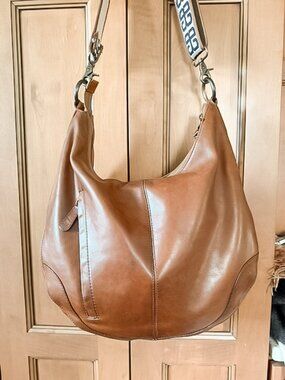 Frye Melissa Scooped Hobo Bag + Parker Thatch Crossbody Strap (Modernist)